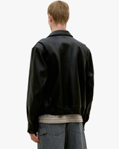 Coor Goatskin Blouson Black
