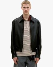 Coor Goatskin Blouson Black