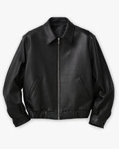 Coor Goatskin Blouson Black