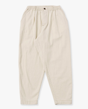 Universal Works Pleated Track Pant Cotton Linen Ecru