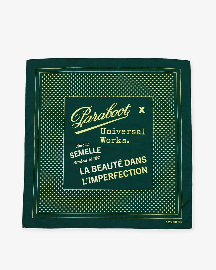 Universal Works Neckerchief Paraboot Green