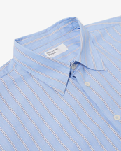Universal Works Square Pocket Shirt Blue