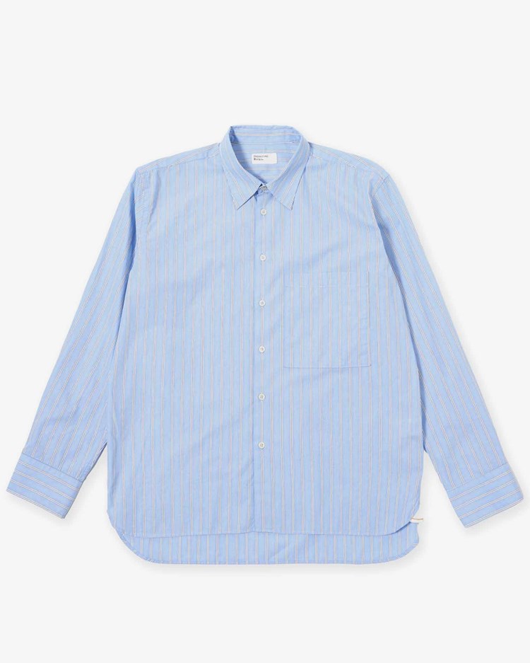 Universal Works Square Pocket Shirt Blue
