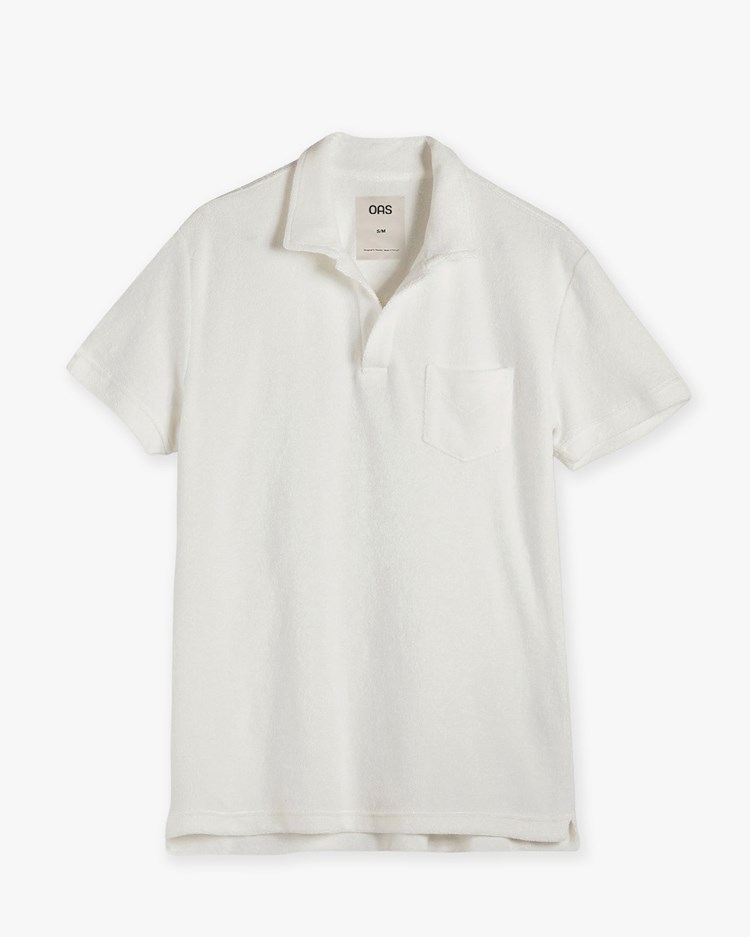 OAS Polo Terry Shirt White