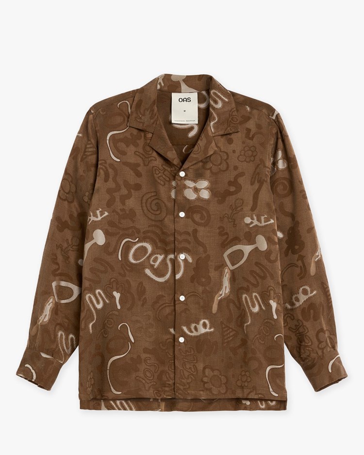 OAS Memento Brillo Shirt Brown
