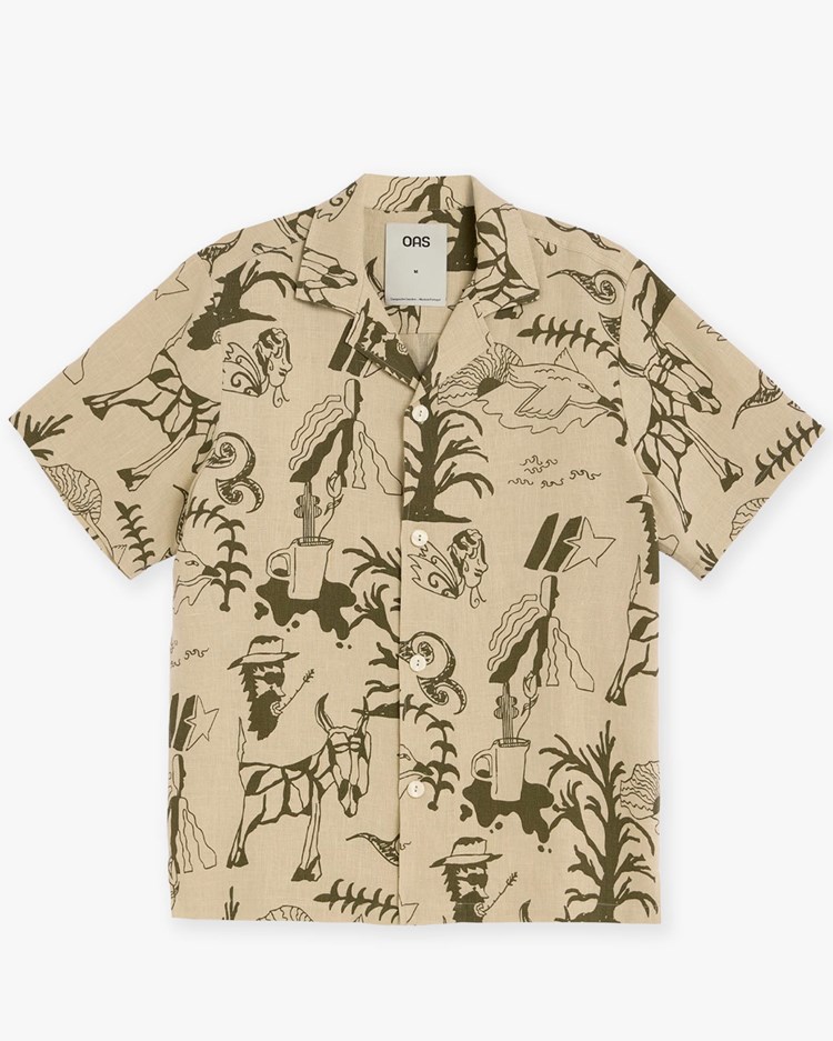OAS Poplan Cuba Shirt Beige