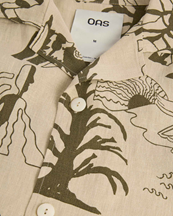 OAS Poplan Cuba Shirt Beige