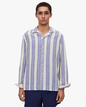OAS Havana Viscose Long Sleeve Blue