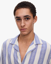 OAS Havana Viscose Long Sleeve Blue