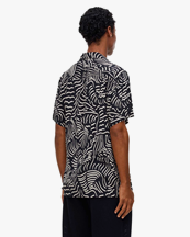 OAS Tar Lorenzo Viscose Shirt Black