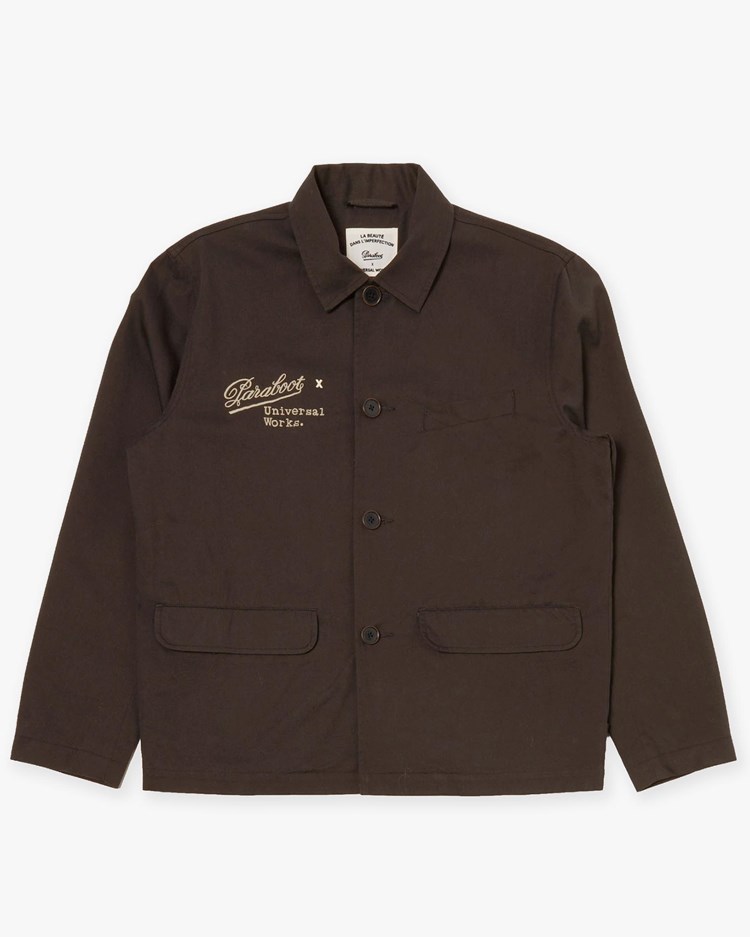 Universal Works Warmus Jacket Paraboot Brown