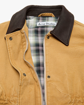 Acne Studios Cinched Worker Jacket Rust Brown