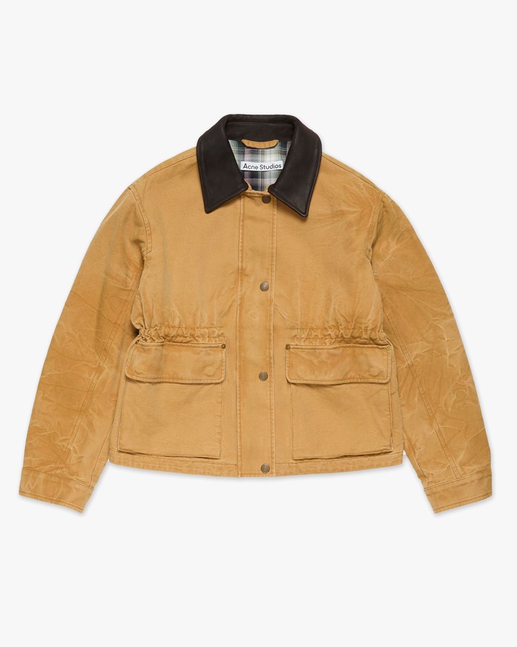 Acne Studios Cinched Worker Jacket Rust Brown