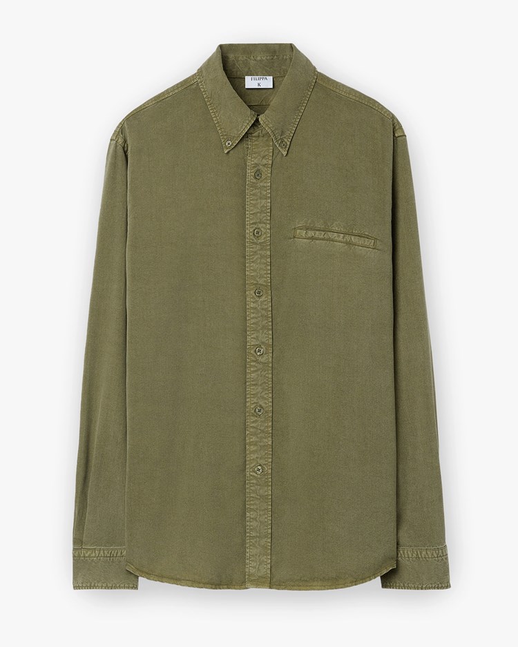 Filippa K Zack Shirt Laurel Green