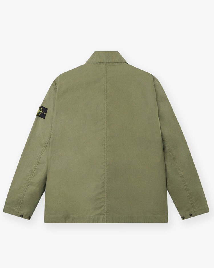 94aw STONE  military coat グリーンエッジ Stone Island 4100054 Waxed Pigment Cotton Coach Jacket Military