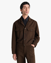 LEMAIRE Trucker Jacket Cacao