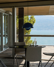 &Tradition Flowerpot Pendant Vp7 Steel Blue