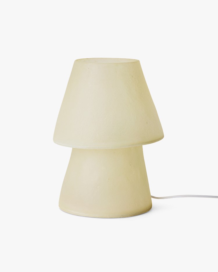 HK Living Glassfiber Table Lamp Off White