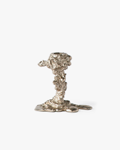 Polspotten Drip Candle Holder S Silver