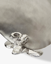 Polspotten Spherical Drip Candle Holder Silver