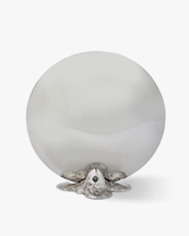 Polspotten Spherical Drip Candle Holder Silver