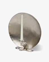 Polspotten Spherical Drip Candle Holder Silver