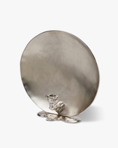 Polspotten Spherical Drip Candle Holder Silver