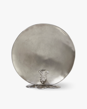 Polspotten Spherical Drip Candle Holder Silver