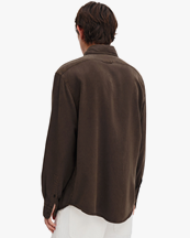 Filippa K Zack Shirt Dark Chocolate