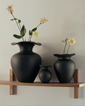 Florentina Vase S Matt Black