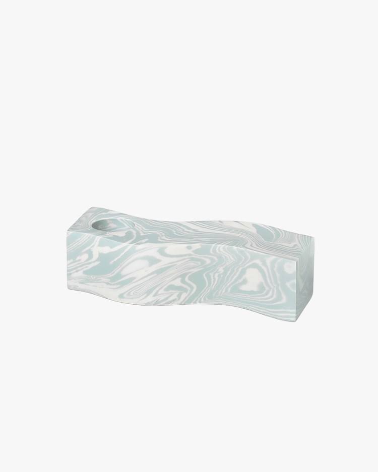 Swelly Candle Holder Light Turquise