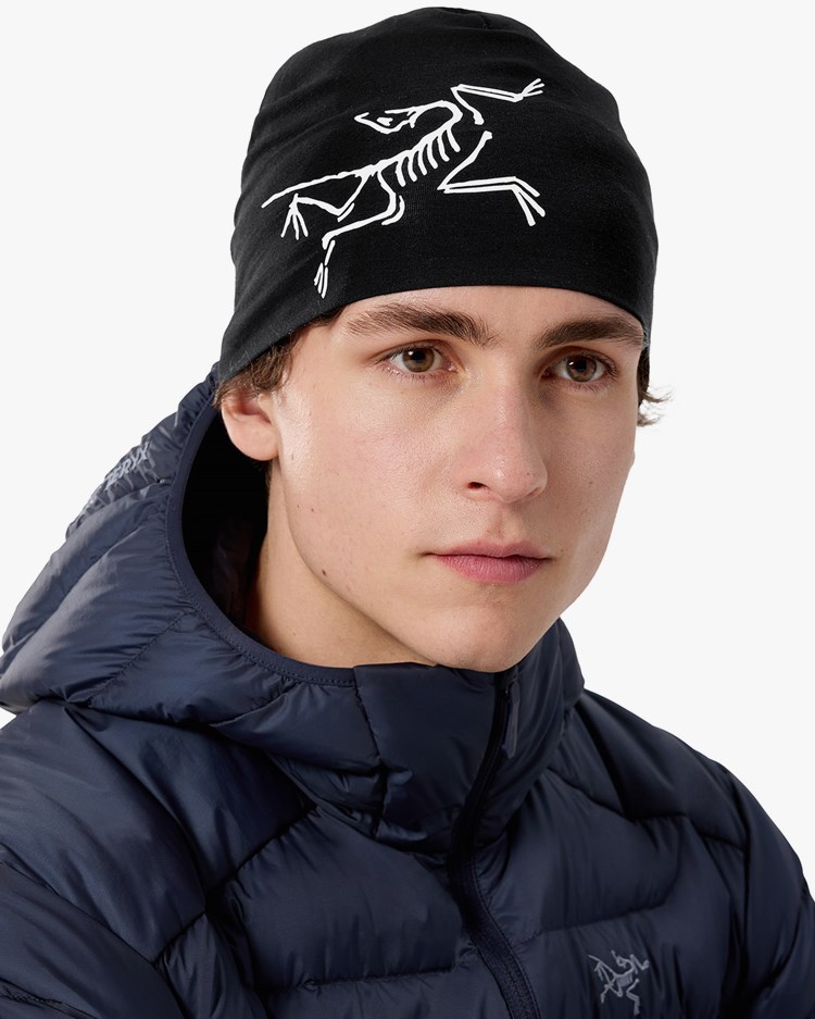 ARC’TERYX Satoro Merino Toque BLACK Arc'teryx Satoro Merino Toque Black/Arctic Silk - Vallgatan 12
