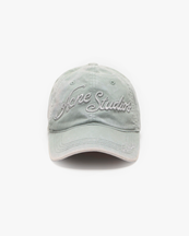 Acne Studios Embroidered Logo Cap Fog Grey