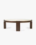 Travertine/Walnut