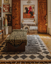 Dusty Deco Wildcat Rug Ash Black