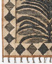 Dusty Deco Wildcat Rug Ash Black