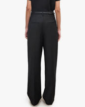 House of Dagmar Wide Suit Trousers Black