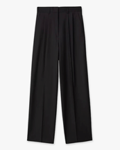 House of Dagmar Wide Suit Trousers Black