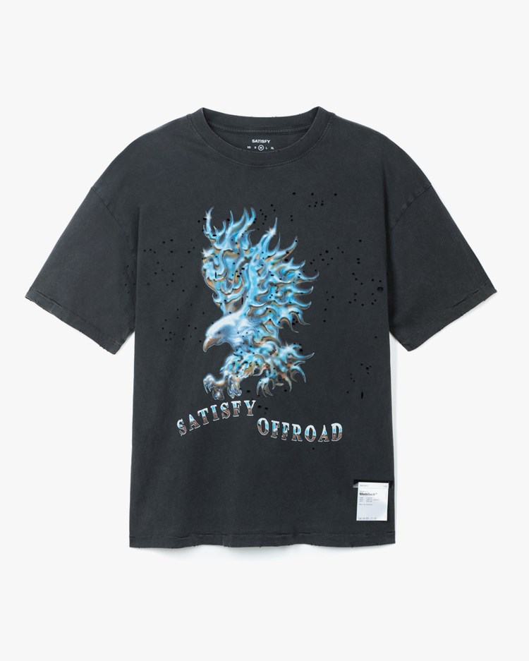 Satisfy MothTech T-Shirt Aged Black LG4