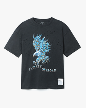 Satisfy MothTech T-Shirt Aged Black LG4