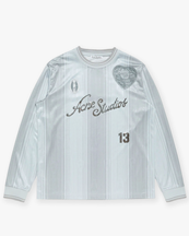 Acne Studios Football Logo Long Sleeve Grey