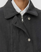 Mfpen Courier Jacket Washed Grey Canvas
