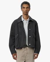 Mfpen Courier Jacket Washed Grey Canvas