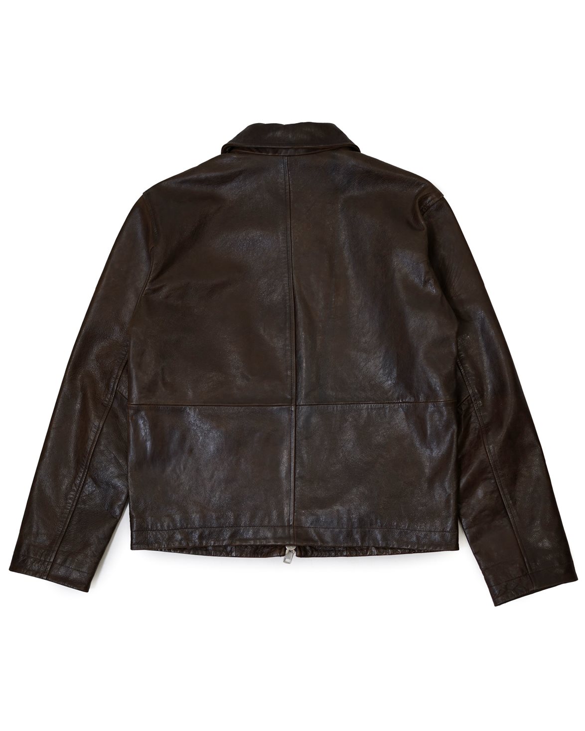 Sunflower Short Leather Jacket Brown - Vallgatan 12