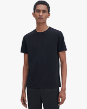 Filippa K Stretch Cotton Tee Black