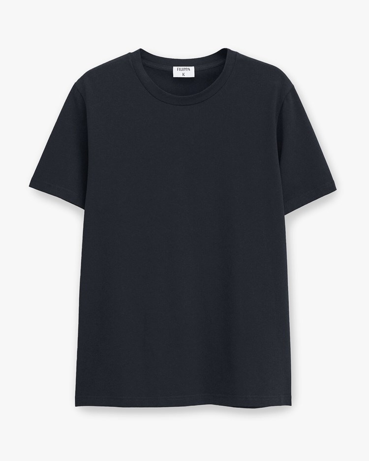 Filippa K Stretch Cotton Tee Black