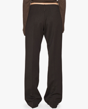 Hope Aspect Trousers Brown Melange Twill