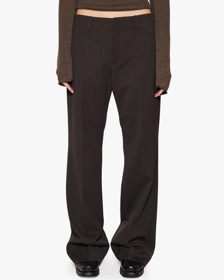 Hope Aspect Trousers Brown Melange Twill
