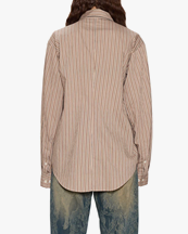 HOPE String Shirt Vintage Brown Stripe