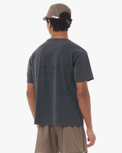 Satisfy MothTech T-Shirt Aged Black SAB